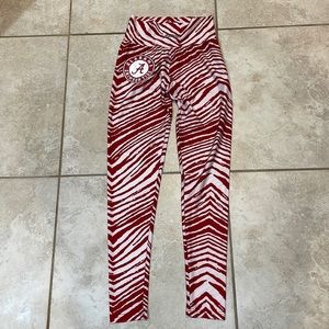 Zubaz University of Alabama Crimson Tide Leggings S